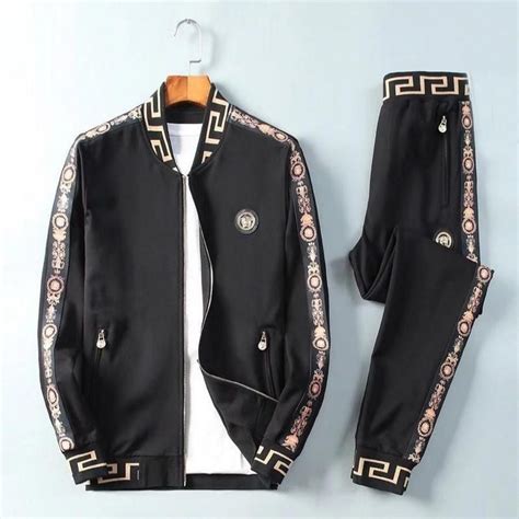 versace tracksuits for men|designer velour tracksuits for men's.